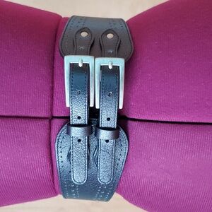 Anthropologie women black belt